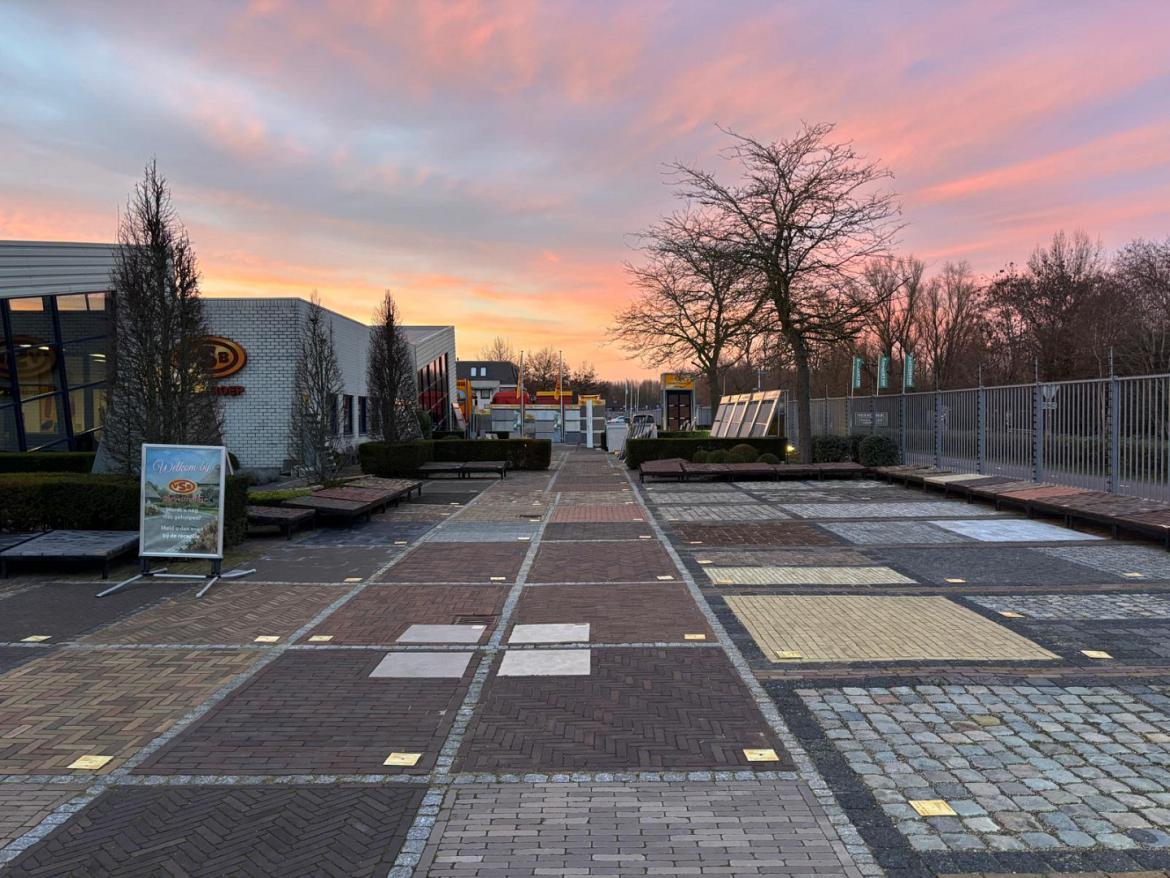 foto modeltuin mooie lucht