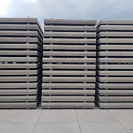 Nieuwe betonplaten 200x200x14, A-keus, zonder hoeklijn