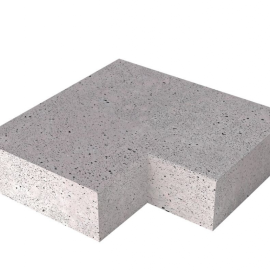 Schellevis Treppenstufe Innenecke grau