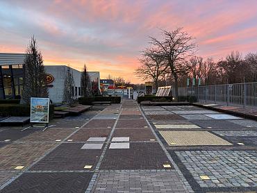 foto modeltuin mooie lucht
