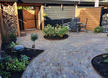 Terras bestraten