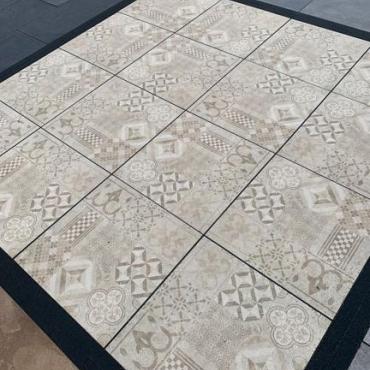 Beige Print 60x60x4