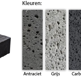Treppenblock anthrazit 5x37x15 cm