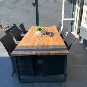 Keramische fliese „Schieferoptik Mustang“ 90x90x3