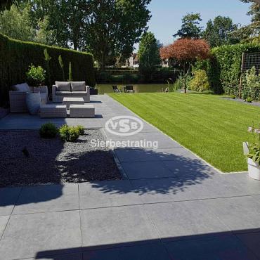 Betonfliese „Standardfliese Anthrazit" 60x60x4