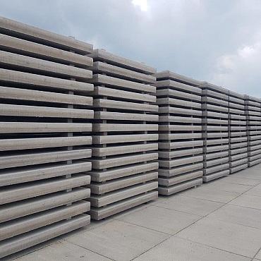 Nieuwe betonplaten 200x200x14, A-keus, zonder hoeklijn