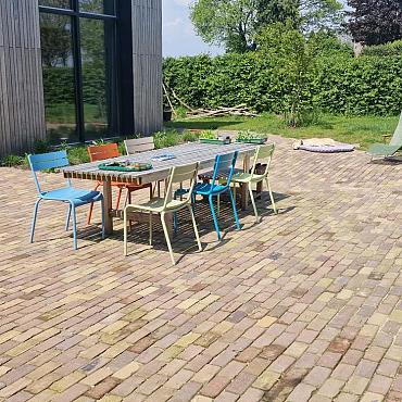 „Bauernmischung" Alte Gebackenes Kieselformat Klinker