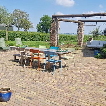 „Bauernmischung" Alte Gebackenes Kieselformat Klinker