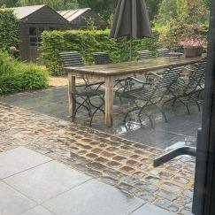 Hardsteen look dark 60x60x4