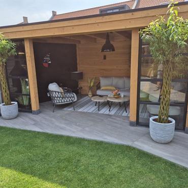 Keramische fliese „Wood Walnut“ 120x40x3