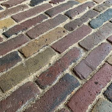 Alte Gebackenes Waalformat Klinker, Bunt