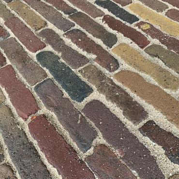 Alte Gebackenes Waalformat Klinker, Bunt