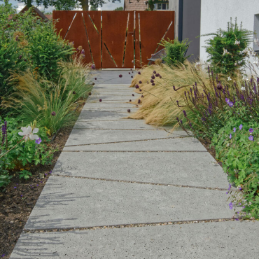 „Schellevis Betonfliese grau" 100x100x5