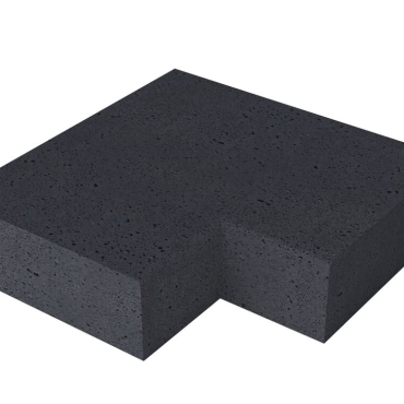 Schellevis traptrede binnenhoek (37x15) carbon 60x60