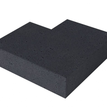 Schellevis traptrede buitenhoek (37x15) carbon 60x60