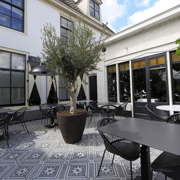 „Graue Blumen" 60x60x4