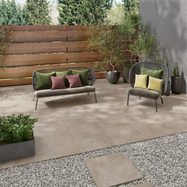 Fresco taupe 80x80x4