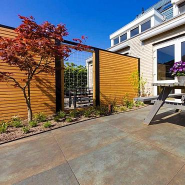 „Cortenstahloptik" 60x60x4