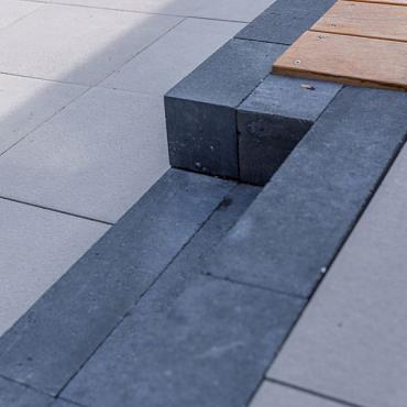 Palissade anthrazit 15x15x60