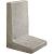 L-Element grau 100x50x50