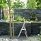 Palissade antraciet groot 15x15x60