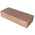 Schellevis Treppenstufe rotbraun 100x40x20