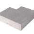 Schellevis Treppenstufe Außenecke (37x15) grau 60x60