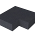 Schellevis traptrede binnenhoek (37x15) carbon 60x60