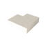 Schellevis Treppenstufe Außenecke (37x15) crème 60x60